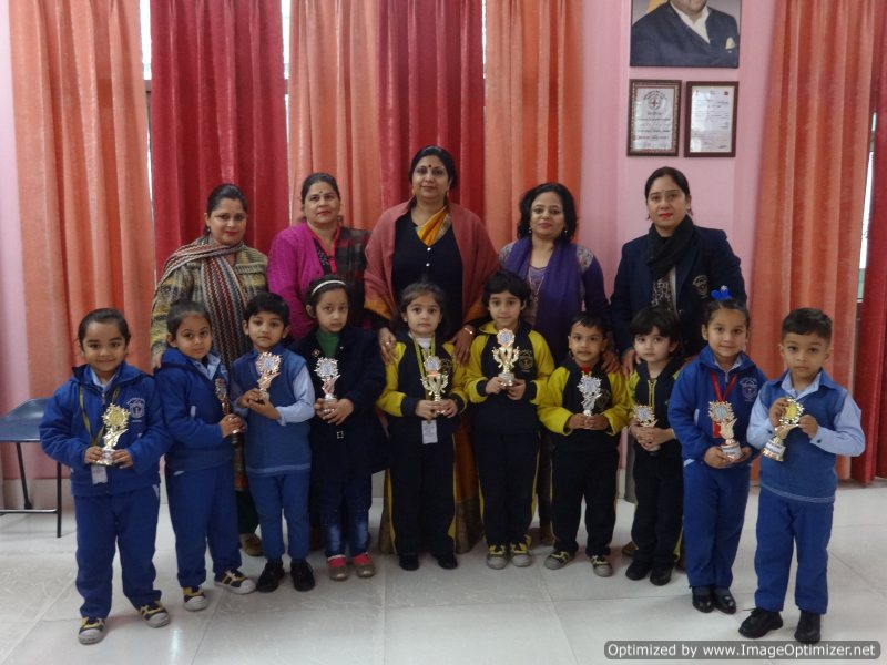 DPS JAMMU ORGANIZES ENGLISH RECITATION COMPETITION FOR NURSERY CLASS